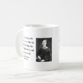 Emily Dickinson-Zitat 1b Kaffeetasse (Vorderseite Links)