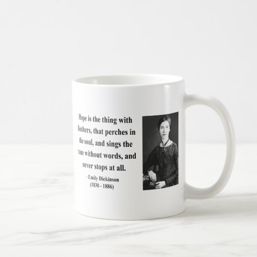 Emily Dickinson-Zitat 1b Kaffeetasse (Rechts)
