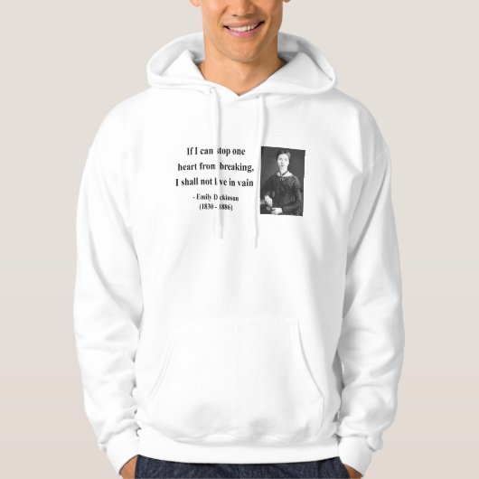 Emily Dickinson-Zitat 6b Hoodie (Vorderseite)