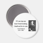 Emily Dickinson Zitat 6b Magnet (Vorderseite/Rückseite)