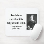 Emily Dickinson-Zitat 7b Mousepad (Mit Mouse)