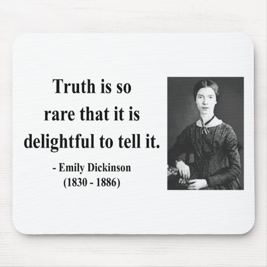 Emily Dickinson-Zitat 7b Mousepad (Vorne)