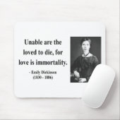 Emily Dickinson-Zitat 8b Mousepad (Mit Mouse)