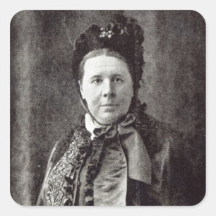 Emily Faithfull Quadratischer Aufkleber