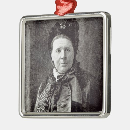 Emily Faithfull Silbernes Ornament (Links)