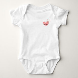 Emily Heart Baby Bodysuit Strampler