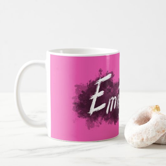 Emily - Ihr Name auf Tasse - bestes Geschenk | (Mit Donut)