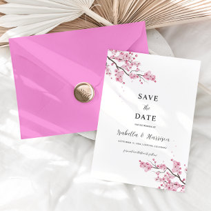 EMILY Kirschblüten Save-the-Date-Vorlage Einladung
