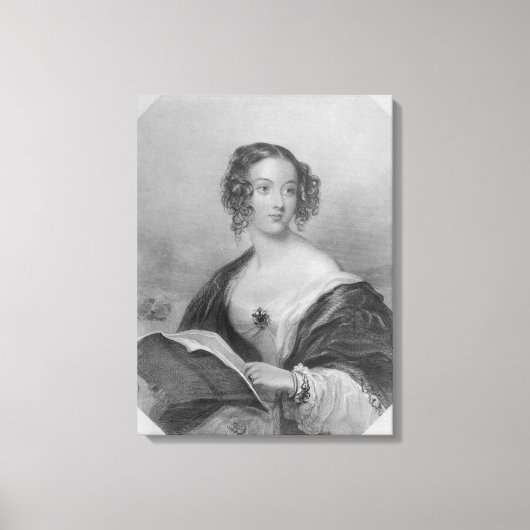 Emily Mary, Countess Cowper Leinwanddruck (Vorderseite)