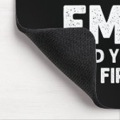 Emily Name D Birthday Funny Christmas Joke  Mousepad (Ecke)