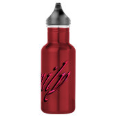 Emily, Name Logo, Edelstahlflasche (Rechts)