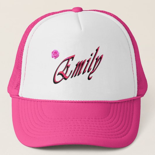 Emily, Name, Logo, Truckerkappe (Vorderseite)