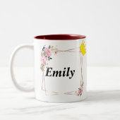 @Emily name Tasse - Custom Coffee Cup with An (Links)