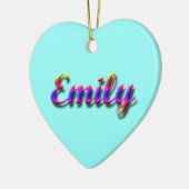 Emily_Name Verzierung Keramikornament (Links)