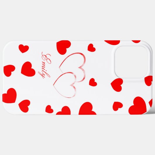 Emily - Niedlich Hearts - schöne niedliche iPhone- Case-Mate iPhone Hülle (Rückseite (Horizontal))