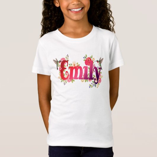 Emily - Personalised Shirt - For Kids (Vorderseite)