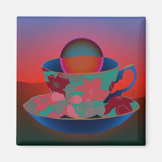 Emily Poetry Sunset Magnet (Vorne)