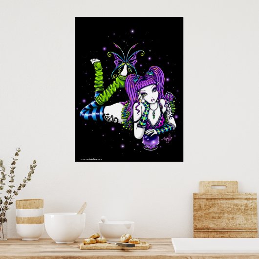 Emily Rainbow Crystal Ball Fairy Poster (Küche)