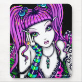 Emily-Regenbogen-Fee Mouspad Mousepad (Vorne)