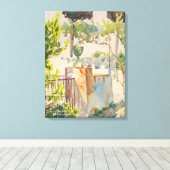 Emily Sargent Leinwand umwickelt (Insitu (Holzboden))