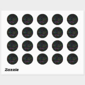 Emily Text Design I Sticker (Blatt)