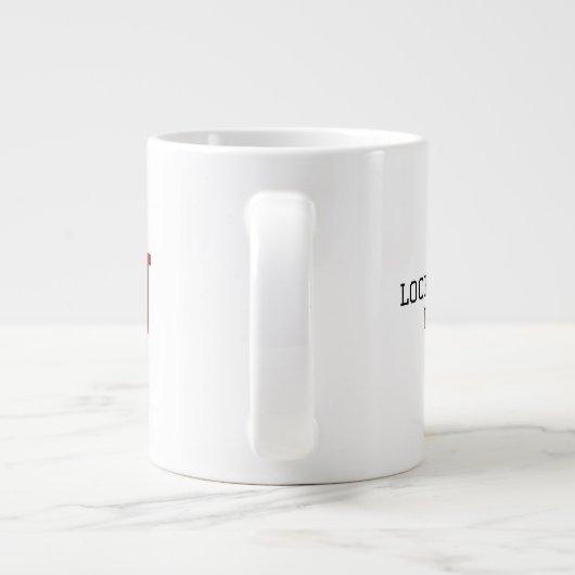 Emily Wachner Jumbo-Tasse (Rückseite)