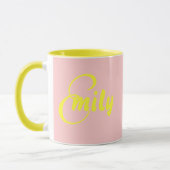 Emilybedeutungs-und -namen-Ursprungs-Tasse Tasse (Links)