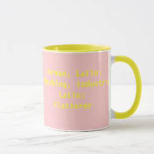 Emilybedeutungs-und -namen-Ursprungs-Tasse Tasse