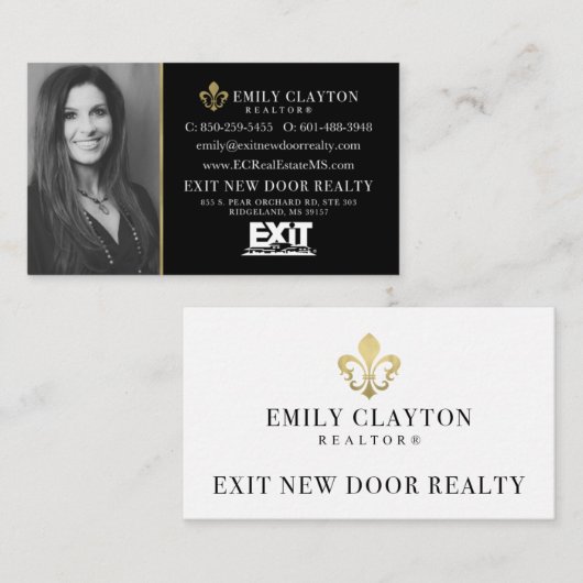 Emily's Business Cards (nicht bearbeitbar) Visitenkarte (Vorne/Hinten)