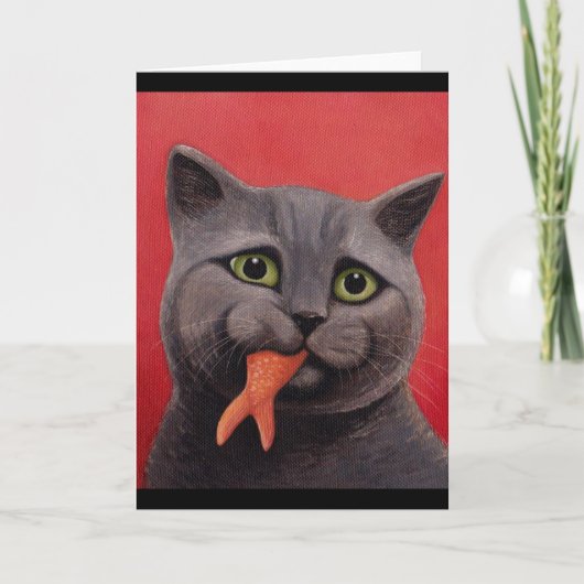 Emilys goldfish karte (Vorderseite)