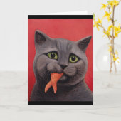 Emilys goldfish karte (Gelbe Blume)