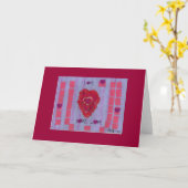 Emily's Heart Karte (Gelbe Blume)