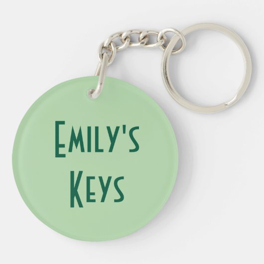 Emily's Keys Schlüsselanhänger (Rückseite)