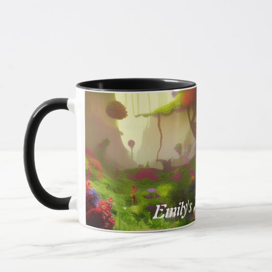 Emily's Morning Tea Personalisiert anpassbar Tasse (Links)