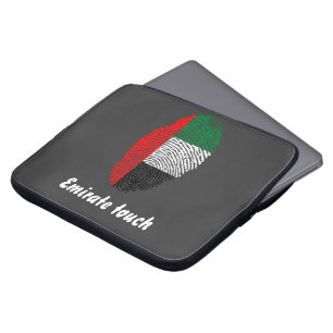 Emirat-Touch-Fingerabdruckflagge Laptopschutzhülle
