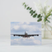Emirates Airbus A380 Postkarte (Stehend Vorderseite)