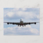 Emirates Airbus A380 Postkarte (Vorderseite)
