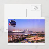 Emirates Cable Car Skyline Postkarte (Vorne/Hinten)