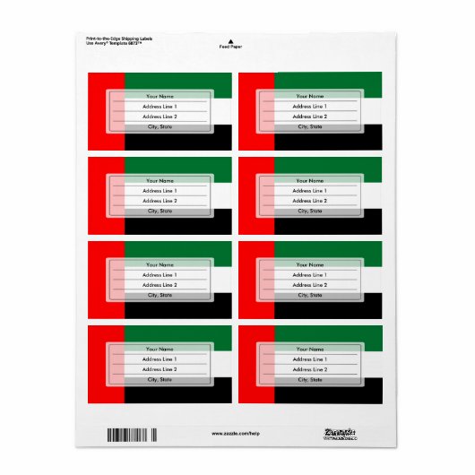 Emirati-Flagge (Vorne)