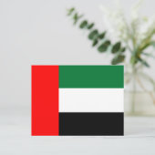 Emirati-Flagge, Flagge der Vereinigten Arabischen Postkarte (Stehend Vorderseite)
