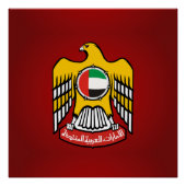 Emirati-Wappen Poster (Vorderseite)