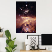 Emissionsnebel NGC 6357. Poster (Heimbüro)