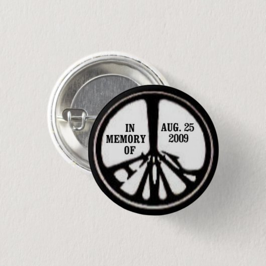 EMK Friedensdenkmal-Knopf Button (Vorne & Hinten)