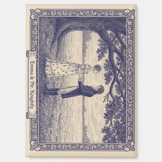 Emma and Mr. Knightley scene Magnet (Vorderseite)