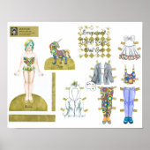 Emma and Violet Paper Doll Set - Play oder Display Poster (Vorne)