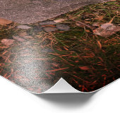 Emma Borden Grave Marker, Fall River, MA Fotodruck (Ecke)