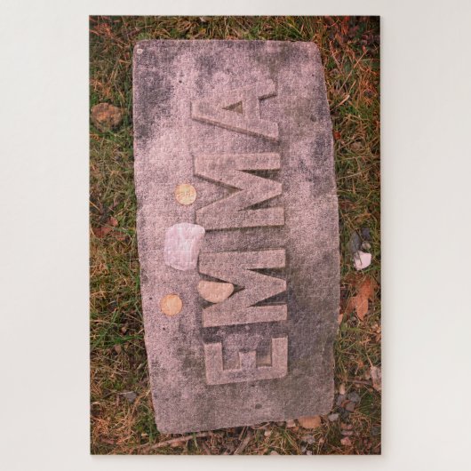 Emma Borden Grave Marker, Fall River, MA Puzzle (Vertikal)