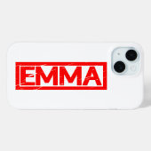 Emma Briefmarke Case-Mate iPhone Hülle (Rückseite (Horizontal))