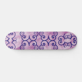 Emma Butterfly Scroll Designer Skateboard benennen (Horizontal)