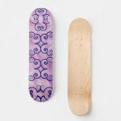 Emma Butterfly Scroll Designer Skateboard benennen (Vorderseite)